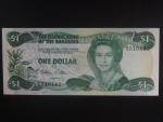 BAHAMY, 1 Dollars 1974 (intro. 1984), varianta podpisu 1, BNB. B308a, Pi. 43