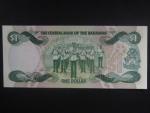 BAHAMY, 1 Dollars 1974 (intro. 1984), varianta podpisu 1, BNB. B308a, Pi. 43