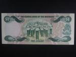 BAHAMY, 1 Dollars 1974 (intro. 1984), varianta podpisu 2, BNB. B308b, Pi. 43
