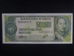 BOLÍVIE, 50000 pesos Bolivianos 1984, BNB. B356b, Pi. 170
