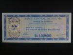 BOLÍVIE, 1.000.000 pesos Bolivianos 1985, BNB. B377a, Pi. 192C