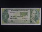 BOLÍVIE, 5 centavos/50000 pesos Bolivianos 1984, BNB. B381a, Pi. 196