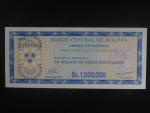 BOLÍVIE, 1 boliviano/1 mil pesos Bolivianos 1987, BNB. B385a, Pi. 199