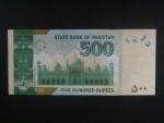 PAKISTÁN, 500 Rupees 2019, BNB. B237o, Pi. 49Ak