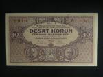 10 Kč 1927 série B 010, perf. NEPLATNÉ