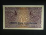 10 Kč 1927 série B 010, perf. NEPLATNÉ