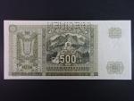 500 Ks 1941 série 4Ah, perf. SPECIMEN nahoře