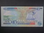 VÝCHODOKARIBSKÉ STÁTY - Anguilla, 10 Dollars 2008, BNB. B232a, Pi. 48