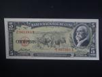 KUBA, 5 Pesos 1958, BNB. B814a, Pi. 91