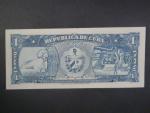 KUBA, 1 Peso 1956, BNB. B811a, Pi. 87