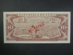 KUBA, 10 Pesos 1984 specimen MUESTRA, BNB. B826hs, Pi. 93