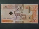 NAMÍBIE, 20 Dollars 2025, BNB. B221a