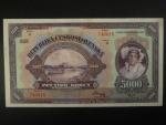 5000 Kč 1920 série B, neperforovaná