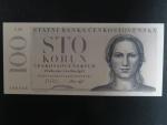 100 Kčs 1951, návrh III.varianta, oboustranná