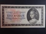 100 Kčs 1945 série B 26, perf. 