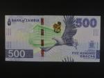 ZAMBIE, 500 Kwacha 2024, BNB. B176a