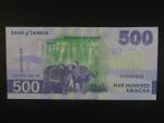 ZAMBIE, 500 Kwacha 2024, BNB. B176a