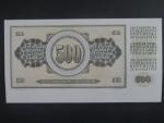 500 Dinara 1986, schvalovací tisk s okrajem, raz. + podpis, BNB. B413er, Pi. 91c