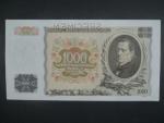 1000 Kč 1934 série N, 1x perf. SPECIMEN