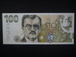 100 Kč 2022 série ET 08 s 2x svisle perf. SPECIMEN, pamětní k 100.výročí budování české měny, motiv s Karlem Englišem