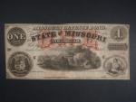 USA Missouri Defense Bond, 1 Dollar 1861, (válečný dluhopis)