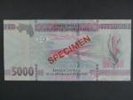 GUINEA, 5000 Francs 2015 SPECIMEN, BNB. B340as