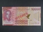 GUINEA, 10000 Francs 2018 SPECIMEN, BNB. B343as