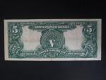 USA, 5 Dollars 1899 Silver Certificate: portrét Takota-Inyanka, Pi. 338