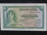 5 Pesetas 1936, BNB. B528a, Pi. 85