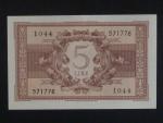 5 Lire 1944 serie 1044, BNB. B318c, Pi. 31