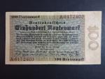 Německo, 100 Rtm1923 série A, platná na ČS území, Ro. 159, Ba. D17