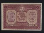1 Lire 1918 Benátky - okupace Rakousko-Uherskem, BNB. B504a, Pi. M4