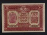 20 Lire 1918 Benátky - okupace Rakousko-Uherskem, BNB. B507a, Pi. M7