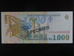 1000 Lei 1998 anulát SPECIMEN, BNB. B266as1, Pi. 106s