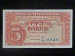 5 Kčs 1945 série X/H