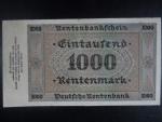 Německo, 1000 Rtm 1923 série A, platná na ČS území, Ba. D19, Ro. 161, BNB. B406a