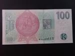 100 Kč 2019 s. M 18 s přítiskem ČNB 100 LET Kč 1919 - 2019 s červeným přetiskem SPECIMEN, Ba. CZ 29, náklad 3000 ks k propagačním účelům ČNB