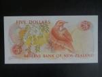 NOVÝ ZÉLAND, 5 Dollars 1985, BNB. B118b, Pi. 171