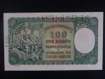 100 Ks 1940 II.vydání, kolkovaná série K 6, perf. SPECIMEN nahoře