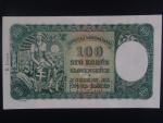 100 Ks 1940 II.vydání, série G 2, 1x perf. SPECIMEN dole