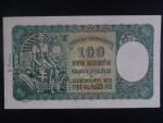100 Ks 1940 II.vydání, série F 8, 1x perf. SPECIMEN dole