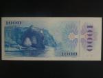 1000 Kč 1985/1993 série U 05, kolek lepený