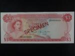 BAHAMY, 3 Dollars 1968, BNB. B203b, Pi. 28