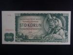 100 Kčs 1961 série X 01, číslovač 1c, vodoznak 13