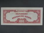 Vydání pro Západní zónu, 100 Deutsche Mark 1948 série L/A, Ros. 244, Grab. WBZ-8