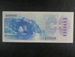 1000 Kč 1985/1993 série U 04 I.deska, kolek tištěný