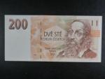 200 Kč 1993 série A 75 proužek Kčs, bílý papír