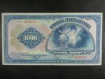 1000 Kč 1932 série A, perf. SPECIMEN