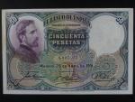 50 Pesetas 1931, (v oběhu: 1937), BNB. B524a, Pi. 82