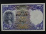 100 Pesetas 1931, (v oběhu: 1938), BNB. B525a, Pi. 83